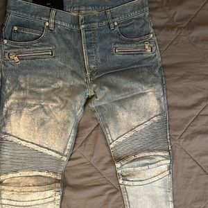 Balmain Moto Mens Jeans NWOT